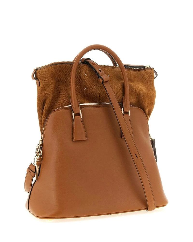 Maison Margiela Satchel Bag in brown, Calfskin Leather — view 2