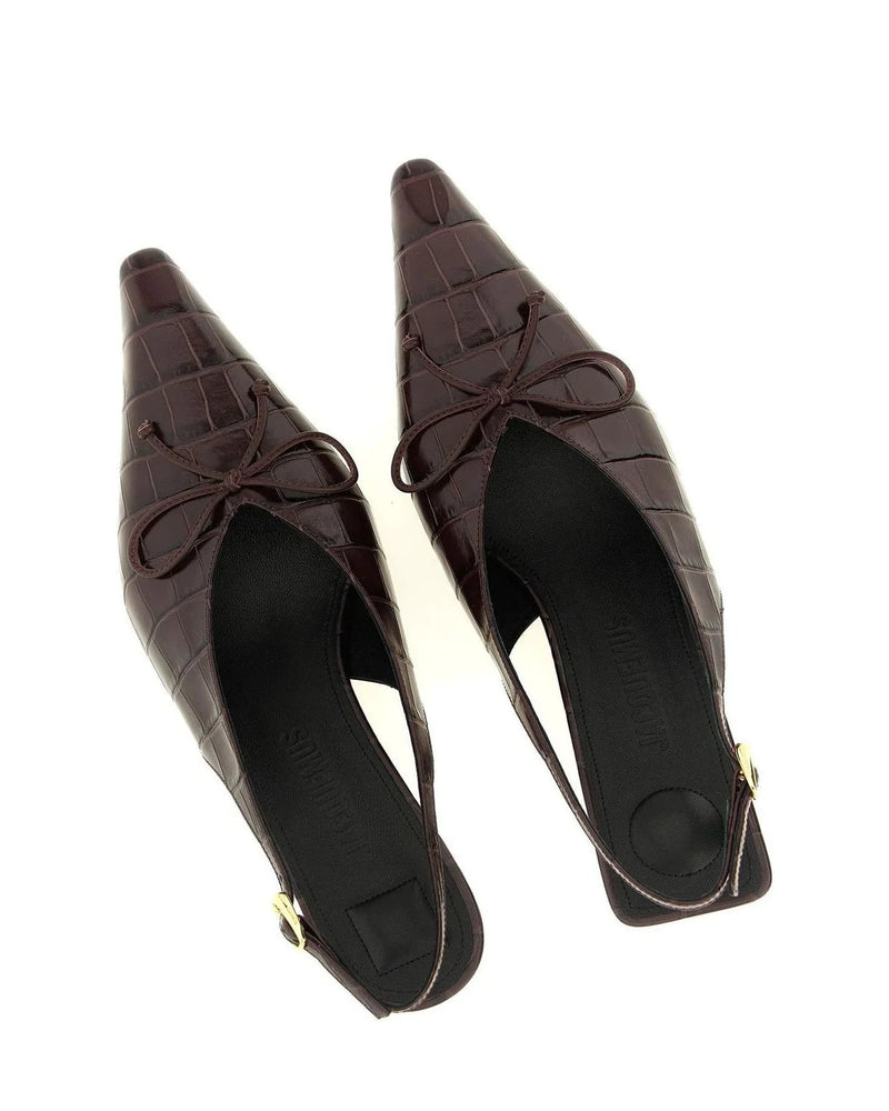 Jacquemus Pumps in red, Calfskin Leather — view 2