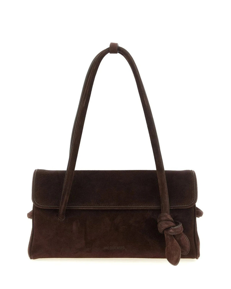 Jacquemus Shoulder Bag in brown, Calfskin Leather