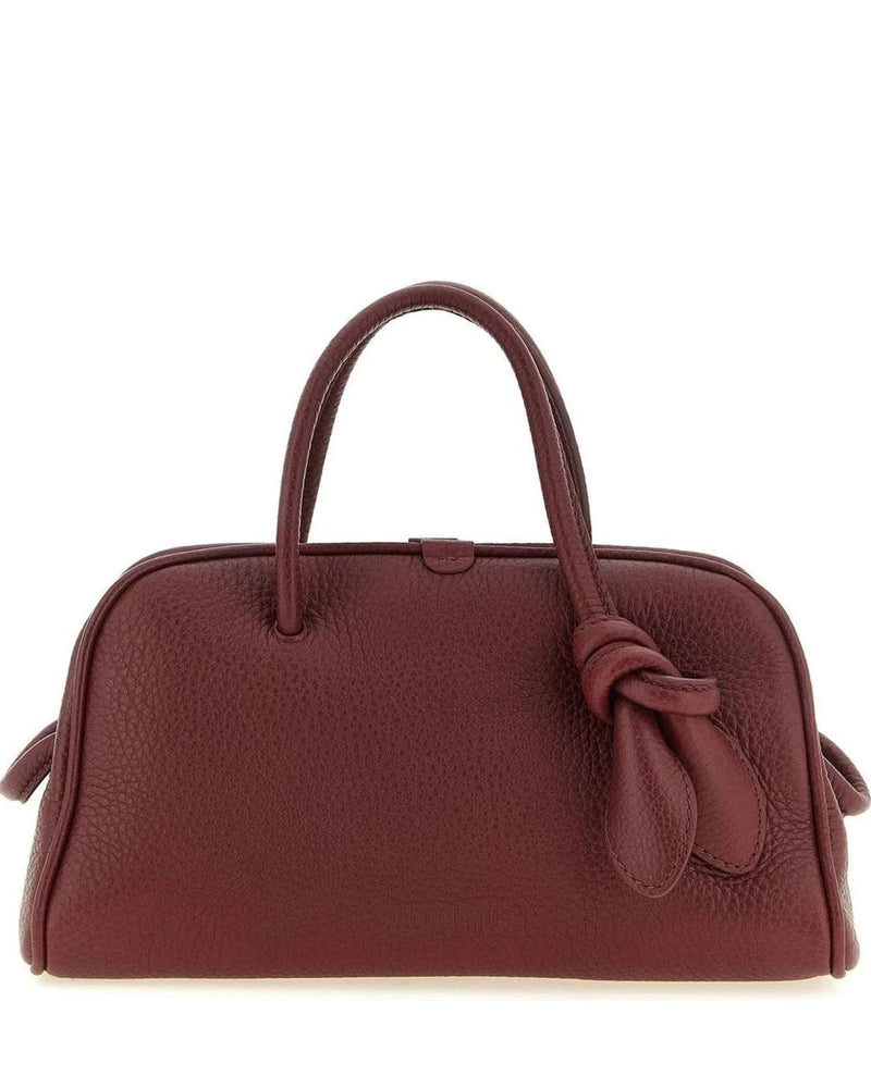 Jacquemus Satchel Bag in red, Calfskin Leather