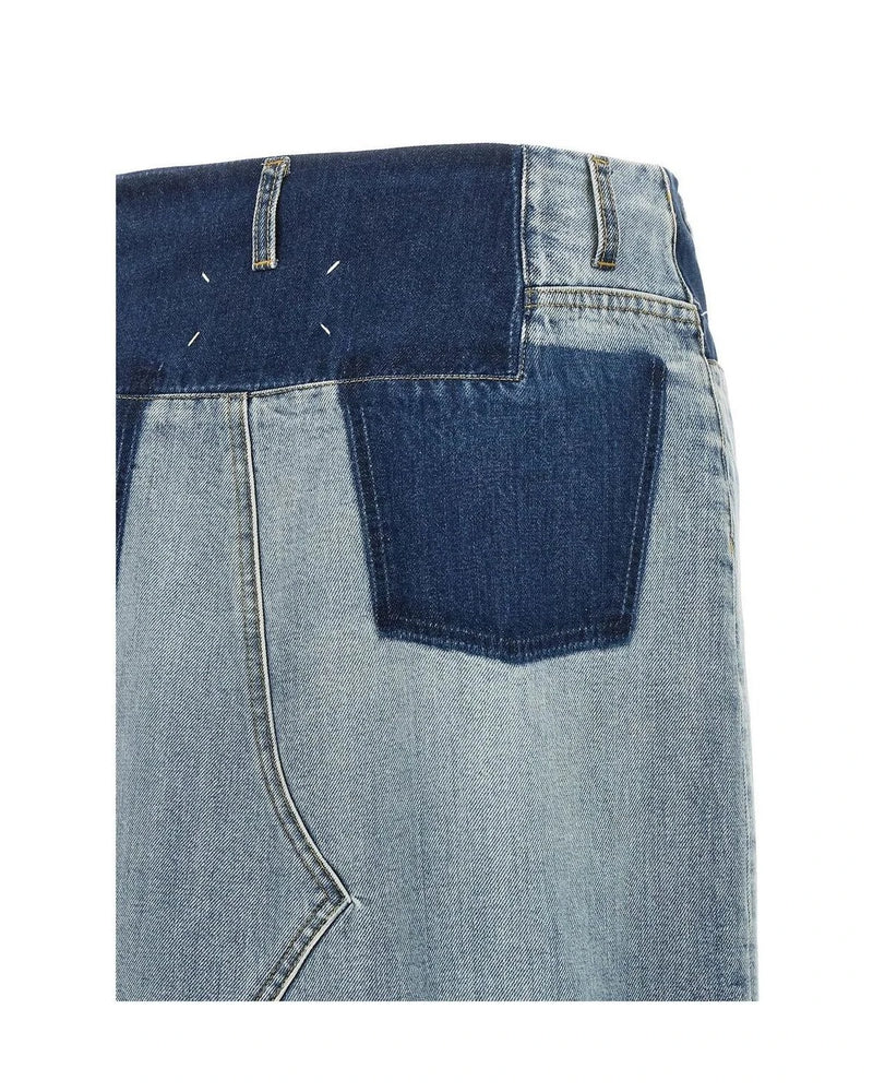 Maison Margiela Skirt in blue, Cotton — view 4