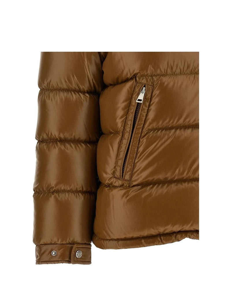 Moncler Puffer Jacket in brown, Polyamide — view 5