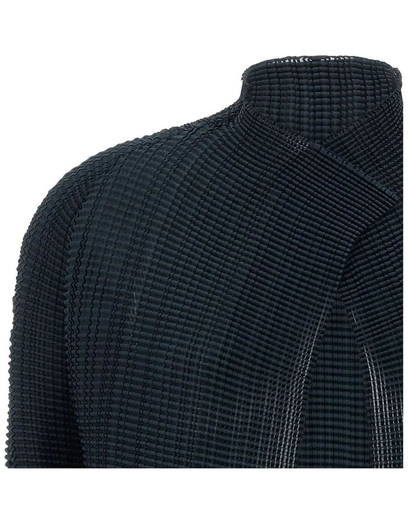 Issey Miyake Cardigan in blue, Polyester — view 3