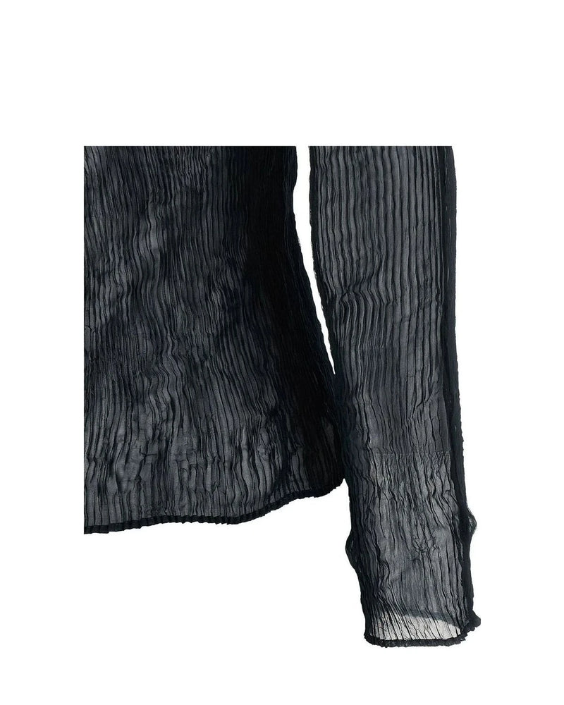 Issey Miyake Cardigan in black, Polyester — view 4