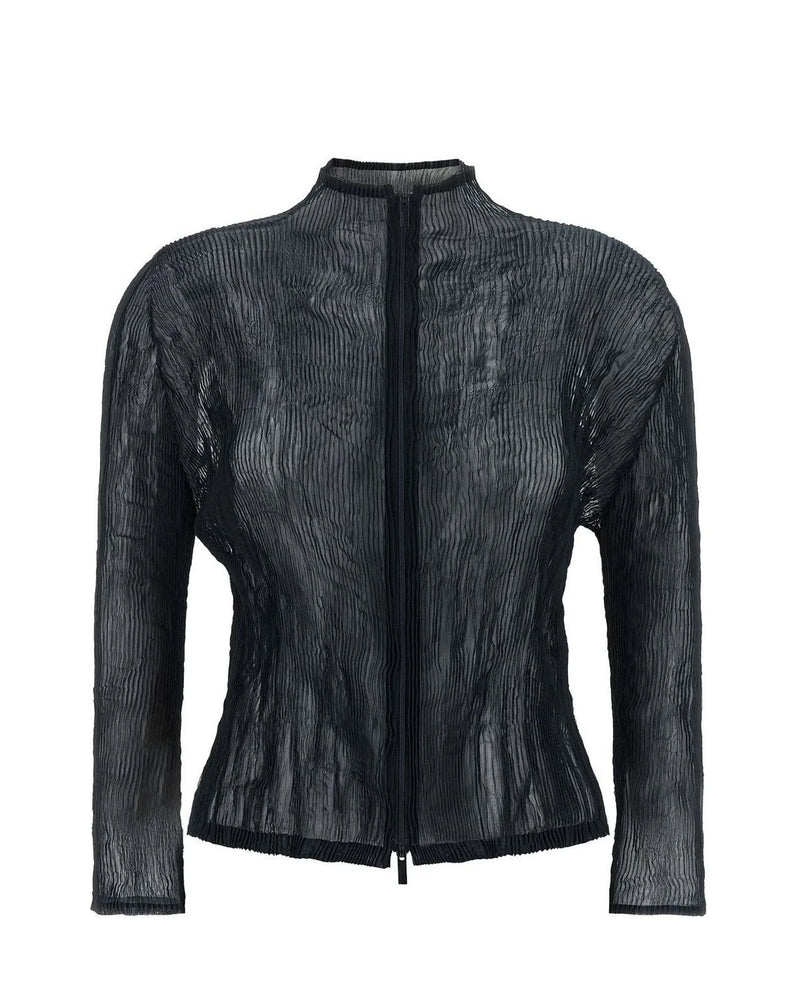 Issey Miyake Cardigan in black, Polyester