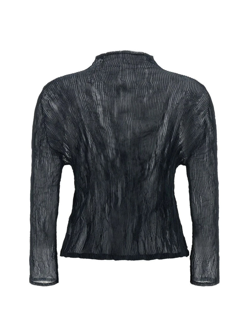 Issey Miyake Cardigan in black, Polyester — view 2