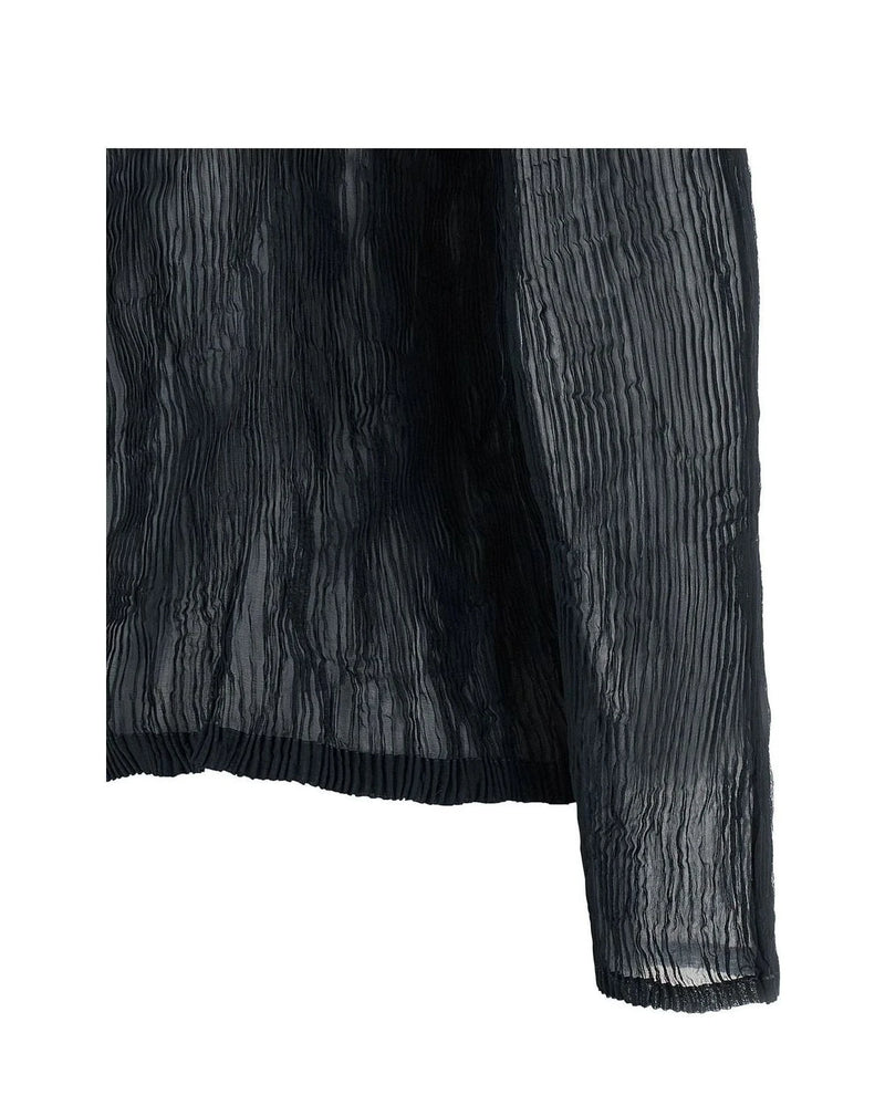 Issey Miyake Cardigan in black, Polyester — view 4