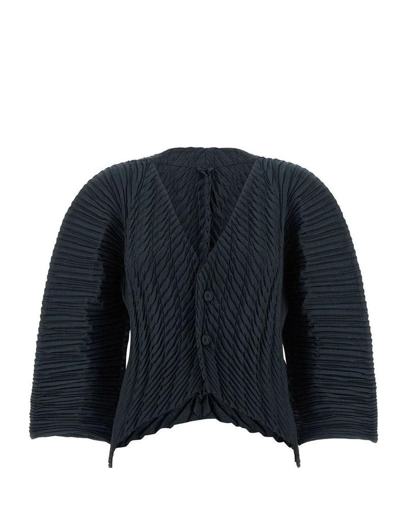 Issey Miyake Cardigan in black, Polyester