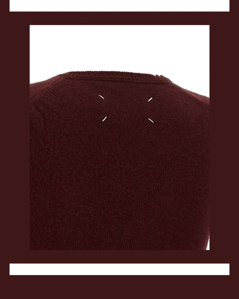 Maison Margiela Vest in red, Virgin Wool — view 4