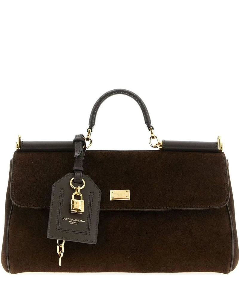 Dolce & Gabbana Satchel Bag in brown, Calf Leather