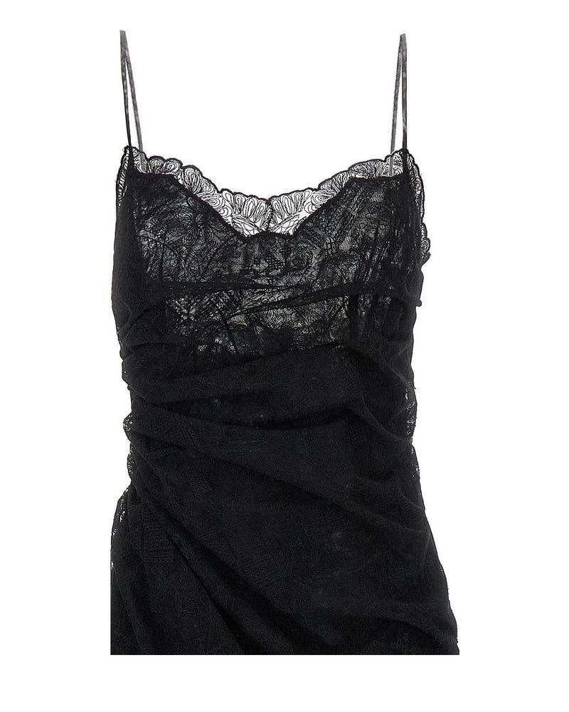 Ermanno Scervino Black Dress