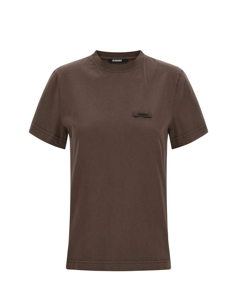 Jacquemus T-Shirt in brown, Cotton