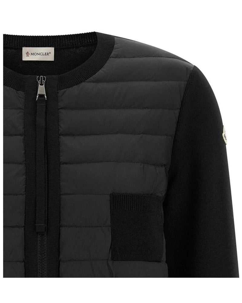 Moncler Cardigan in black, Polyamide — view 3