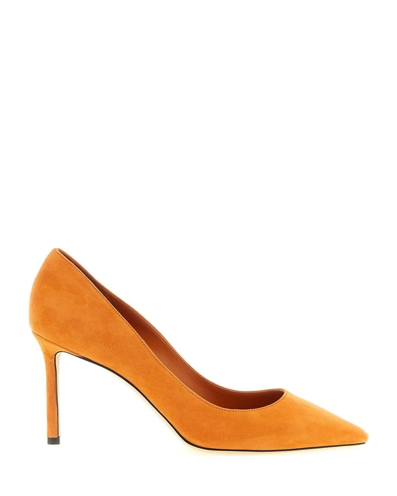 Jimmy Choo Pumps in orange, Leather