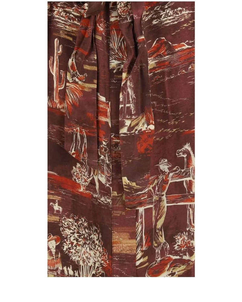 Alemais Dresse in brown, Silk — view 3