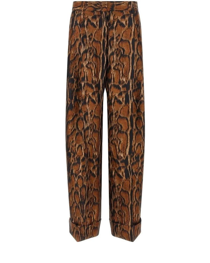Alberto Biani Trouser in brown, Silk