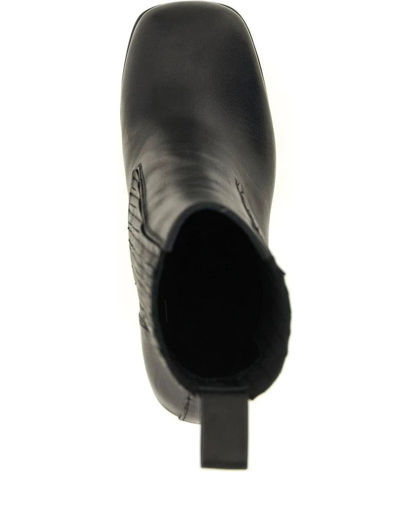 Rick Owens Ankle Boots in black, Calfskin Leather — view 4