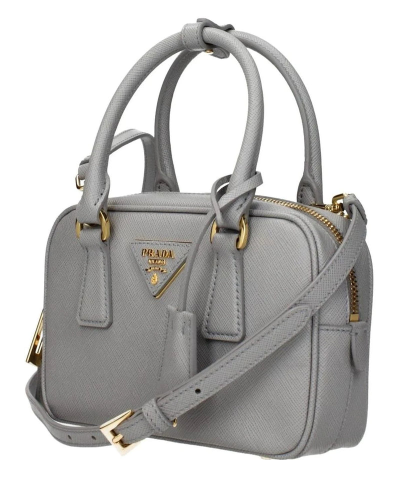 Prada Satchel Bag in gray — view 2
