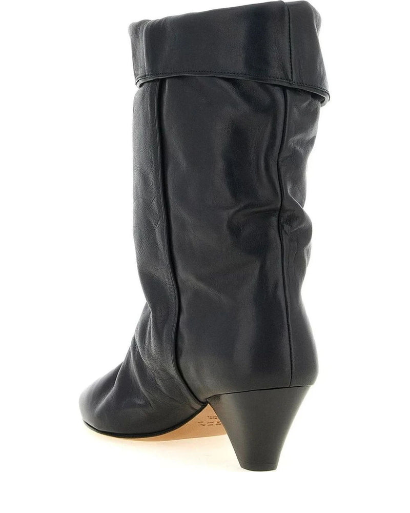 Isabel Marant Ankle Boots in black, Cow Leather — view 3