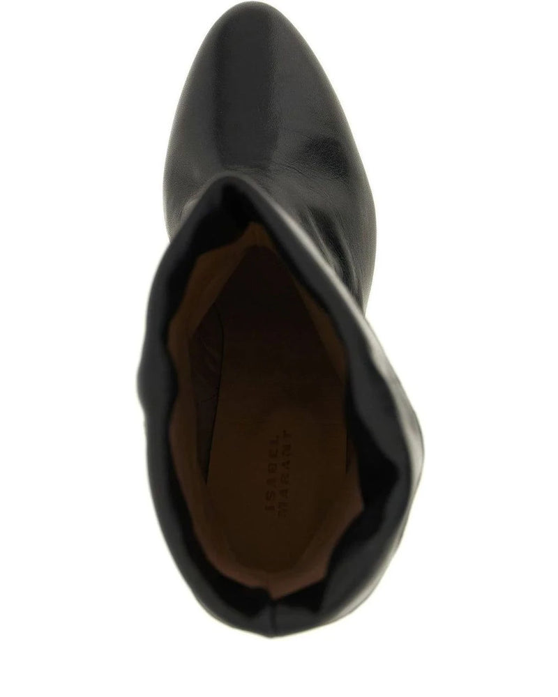 Isabel Marant Ankle Boots in black, Cow Leather — view 4