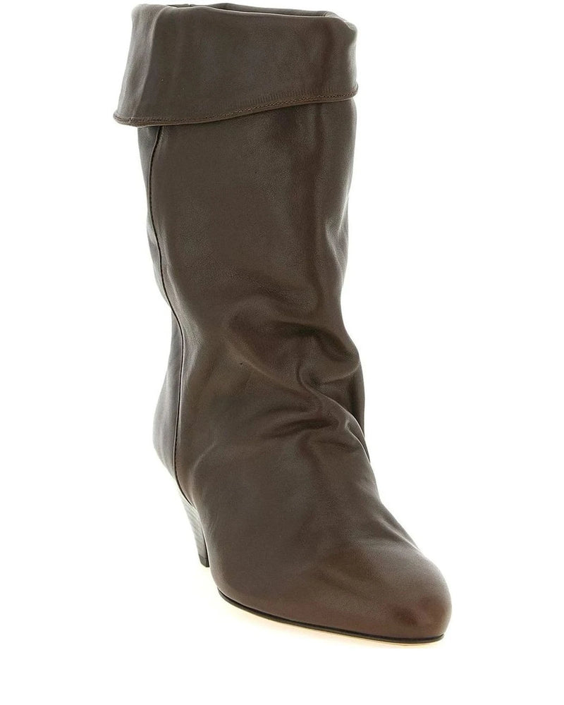 Isabel Marant Ankle Boots in brown, Cow Leather — view 2