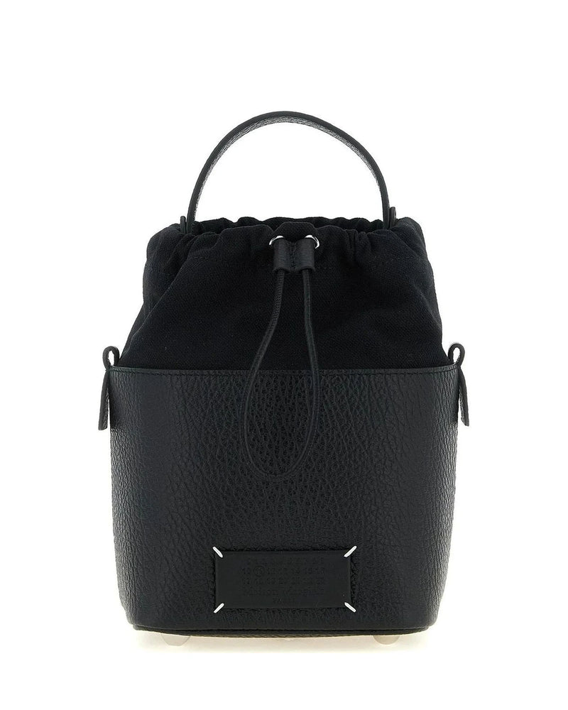 Maison Margiela Bucket Bag in black, Calfskin Leather