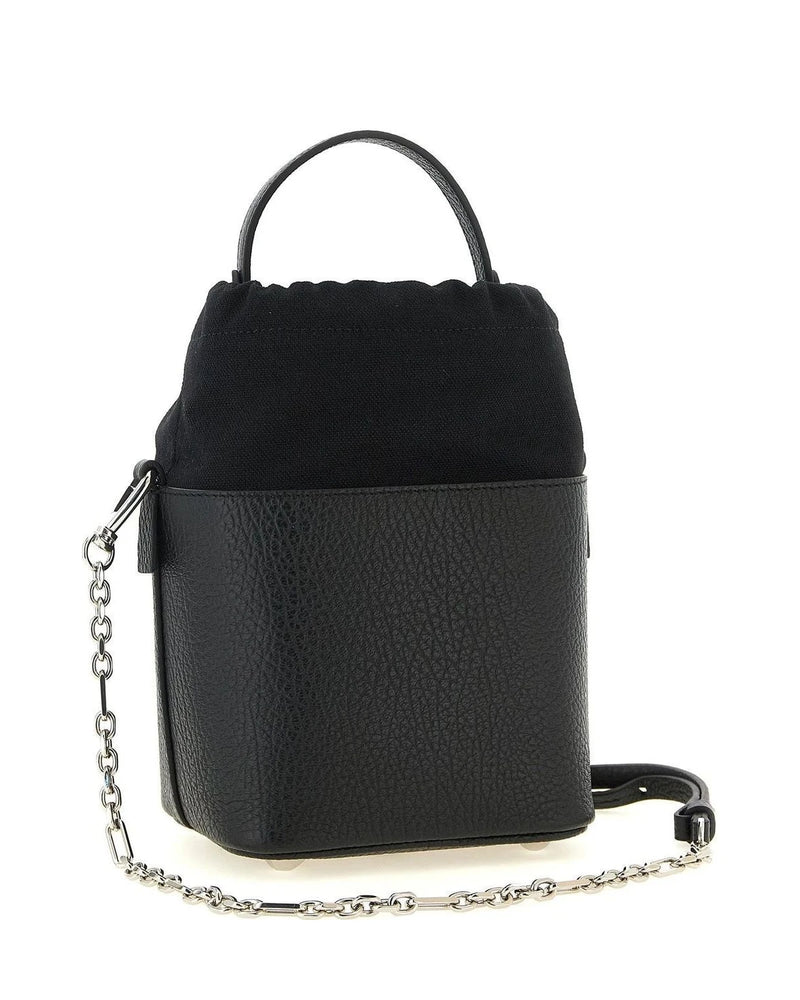 Maison Margiela Bucket Bag in black, Calfskin Leather — view 2