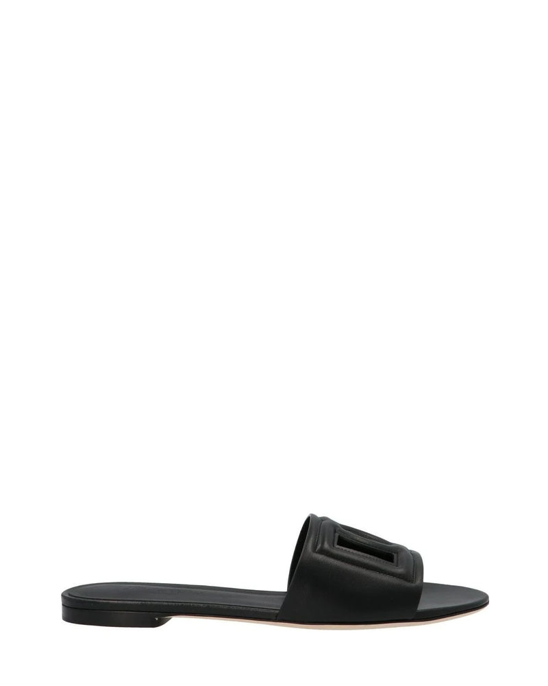 Dolce & Gabbana Black Slides
