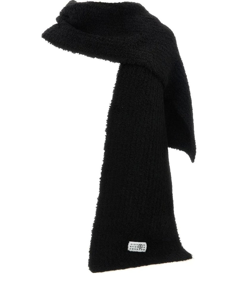 MM6 Maison Margiela Scarves & Shawl in black, Acrylic