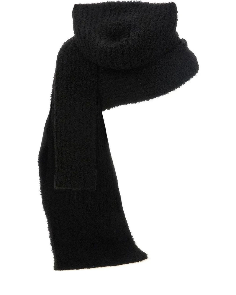 MM6 Maison Margiela Scarves & Shawl in black, Acrylic — view 2