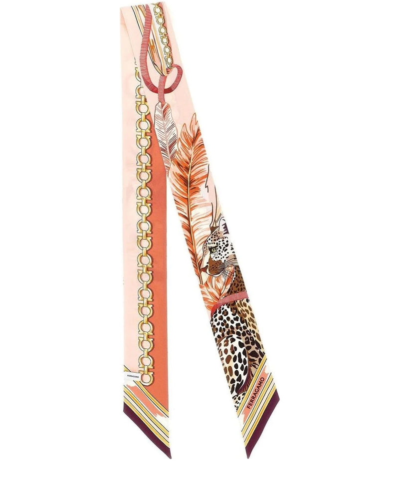 Ferragamo Durags & Hair Wrap in pink, Silk