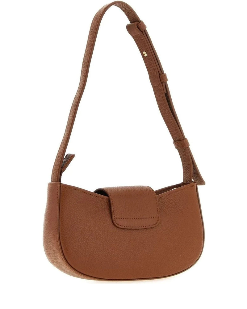 Ferragamo Shoulder Bag in brown, Calfskin Leather — view 2
