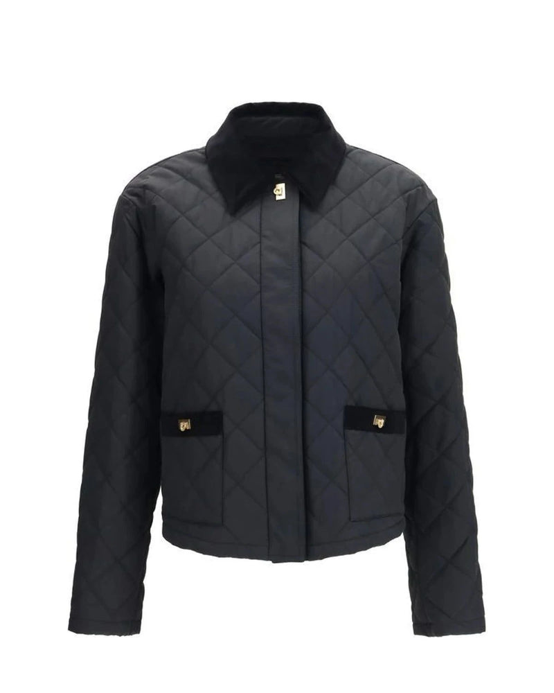 Ferragamo Bolero Jacket in black, Cotton