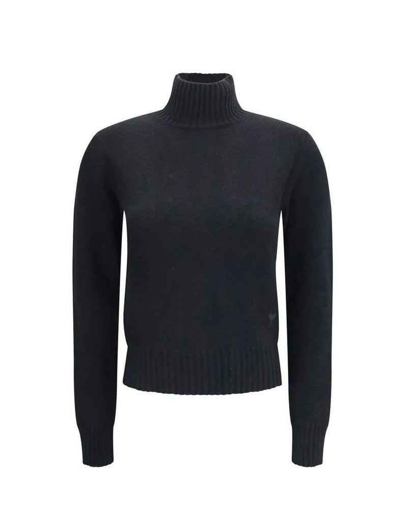 Ami Paris Sweater in black, Kashmir