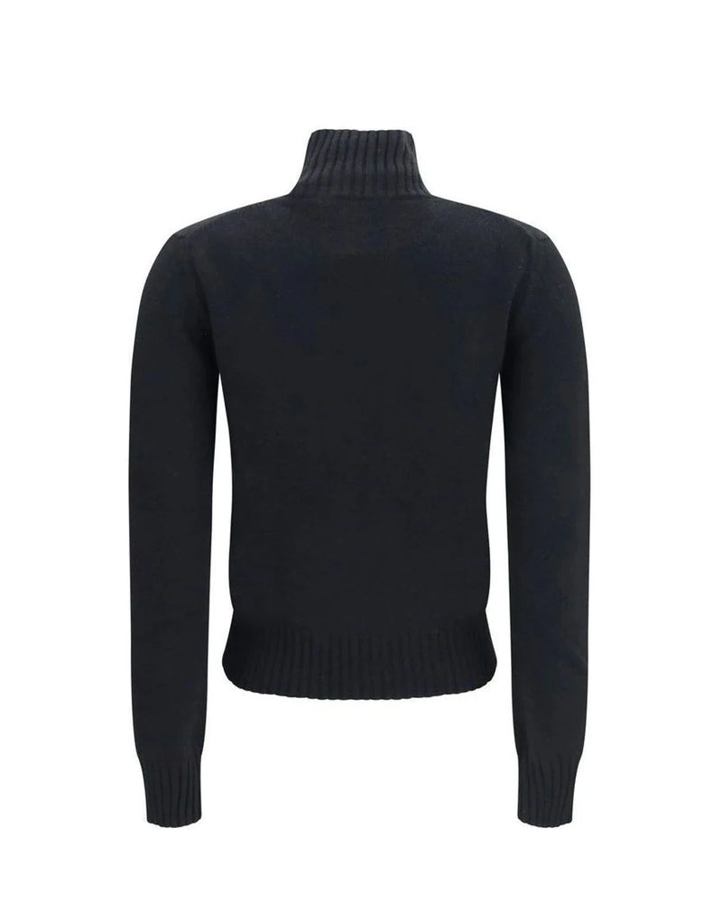 Ami Paris Sweater in black, Kashmir — view 2