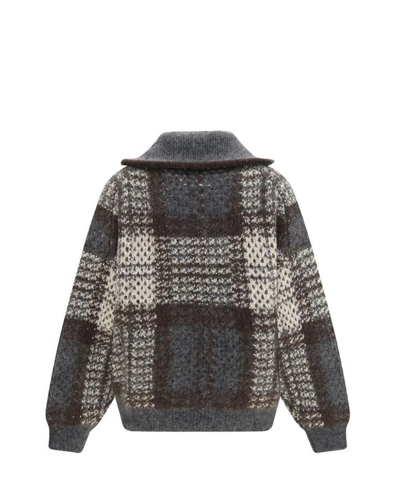 Brunello Cucinelli Sweater in gray, Mohair — view 2