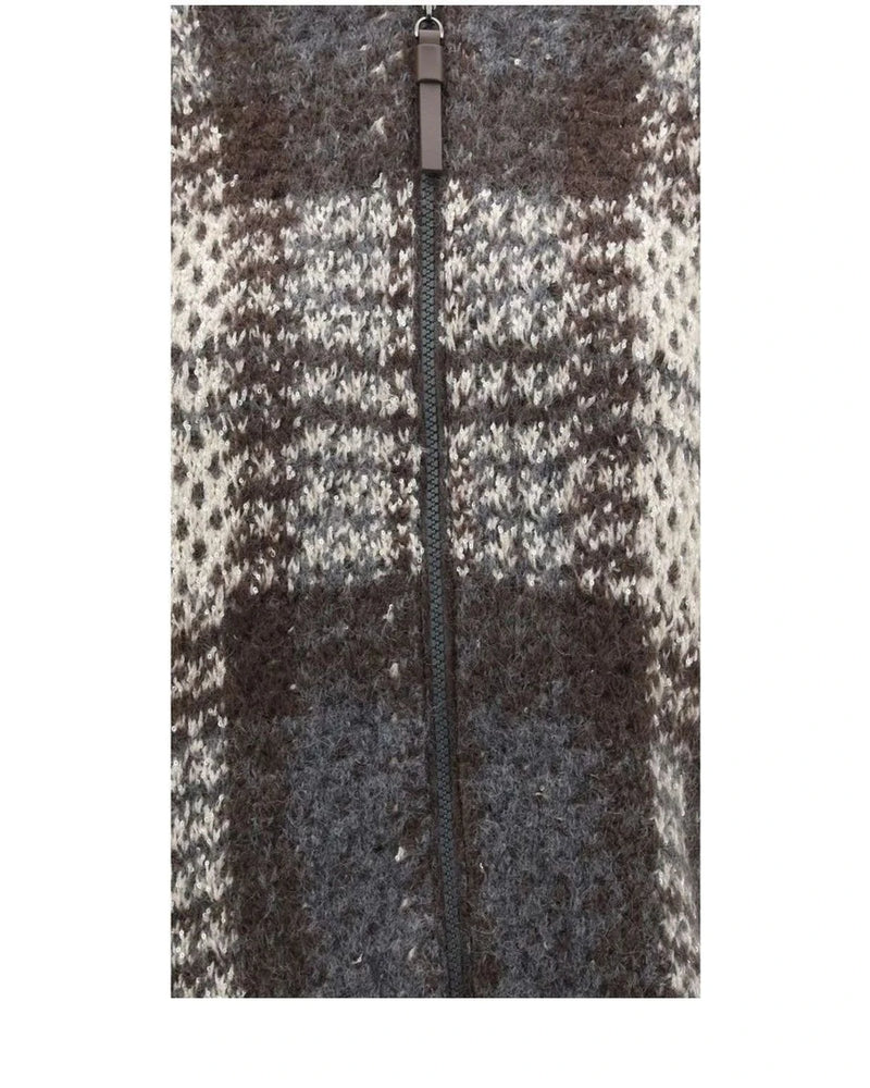 Brunello Cucinelli Sweater in gray, Mohair — view 3
