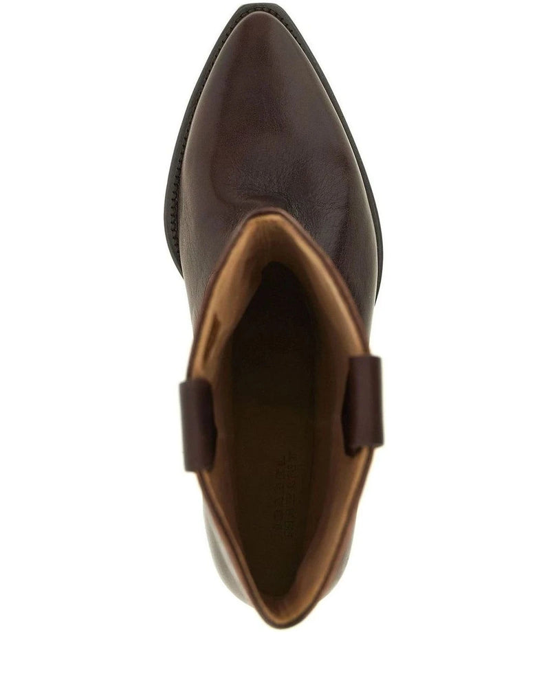 Isabel Marant Chelsea Boots in brown, Cow Leather — view 4