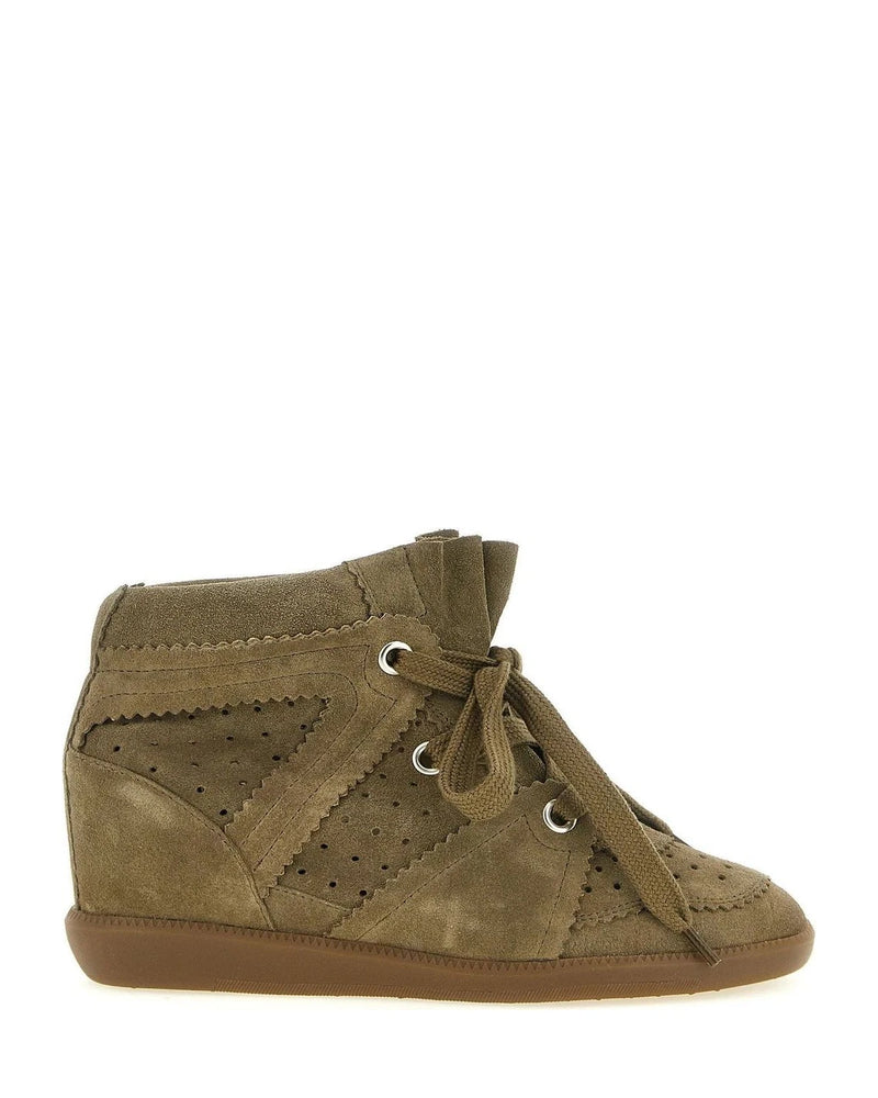 Isabel Marant Sneakers in beige, Cow Leather