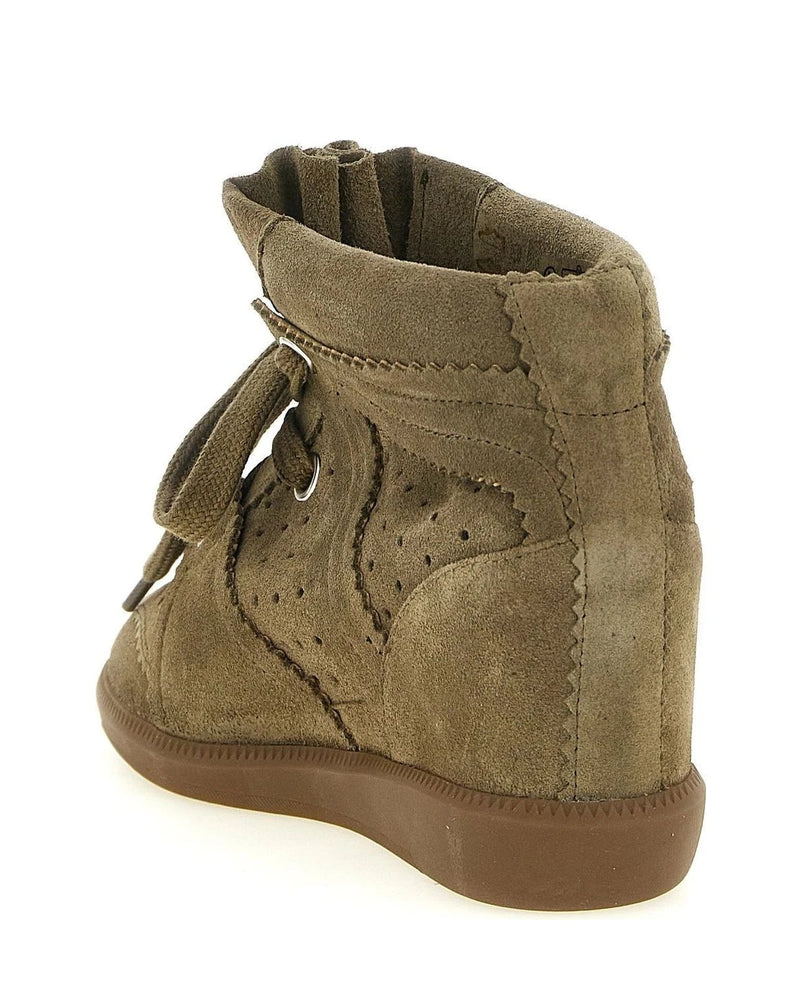 Isabel Marant Sneakers in beige, Cow Leather — view 3