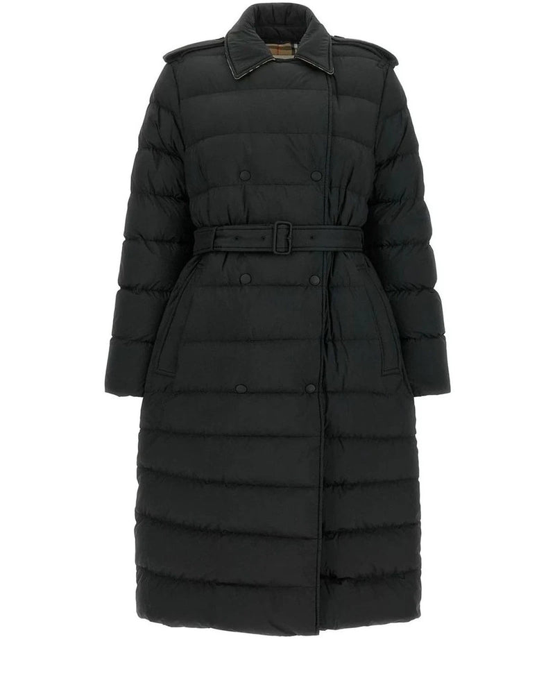 Burberry Puffer Jacket in black, Polyamide — view 2