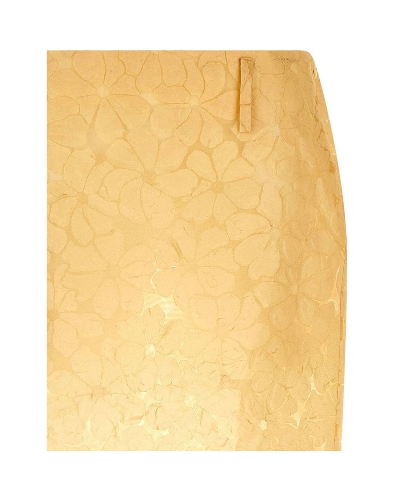 Marni Skirt in yellow, Polyester — view 3