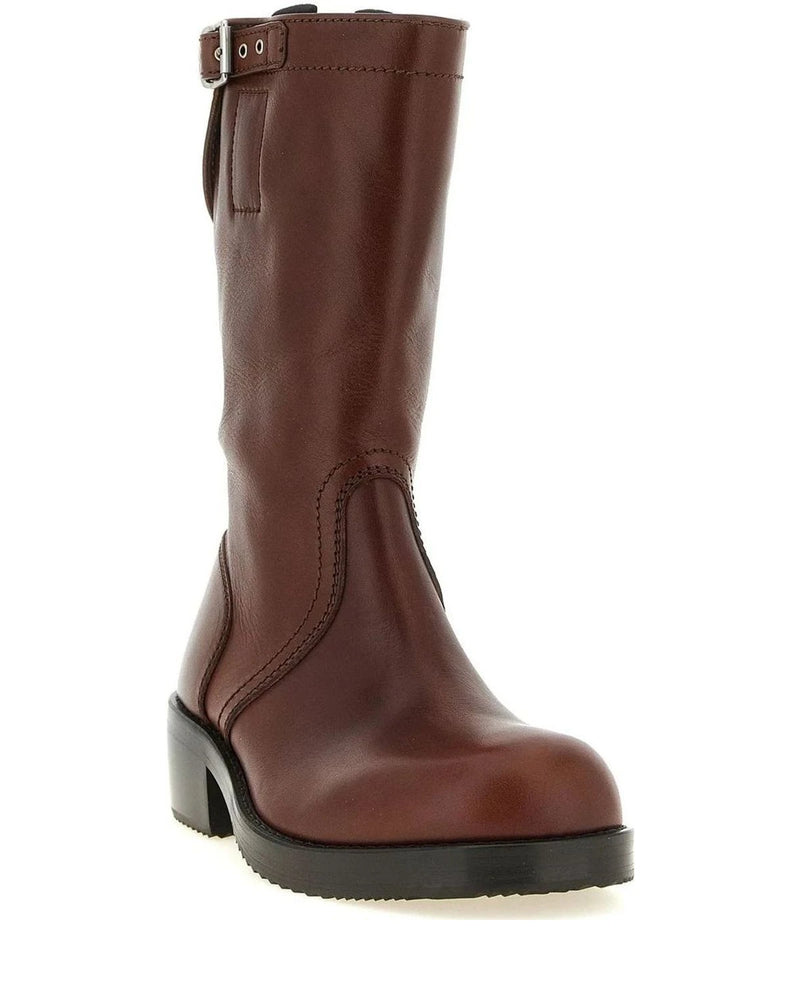 Dries Van Noten Ankle Boots in brown, Bovine Leather — view 2