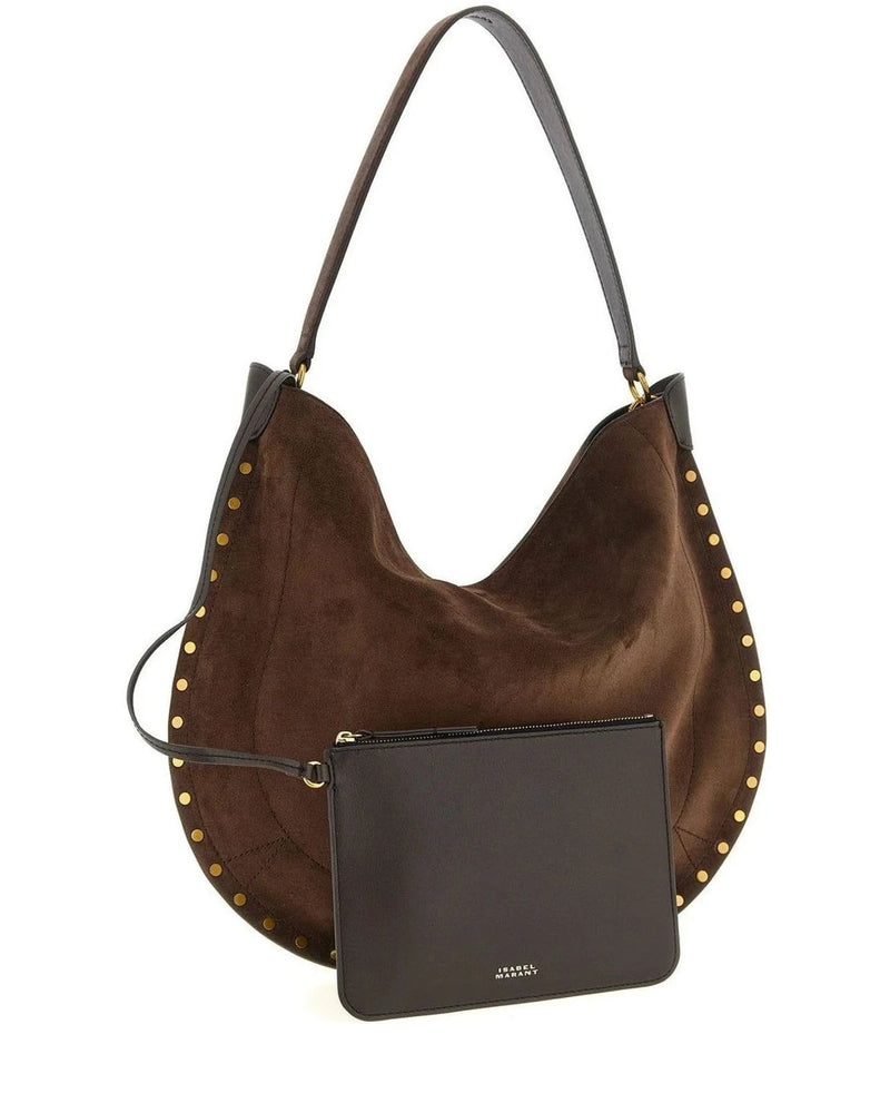 Isabel Marant Hobo Bag in brown, Cow Leather — view 3