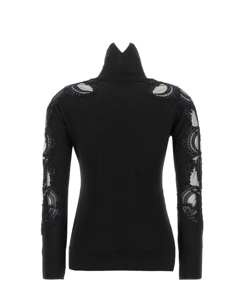 Ermanno Scervino Sweater in black, Virgin Wool — view 2