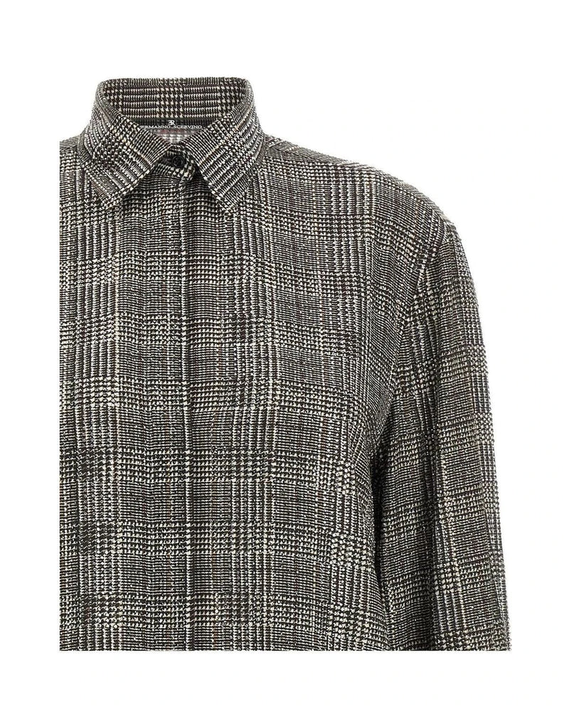 Ermanno Scervino Dress Shirt in gray, Viscose — view 3