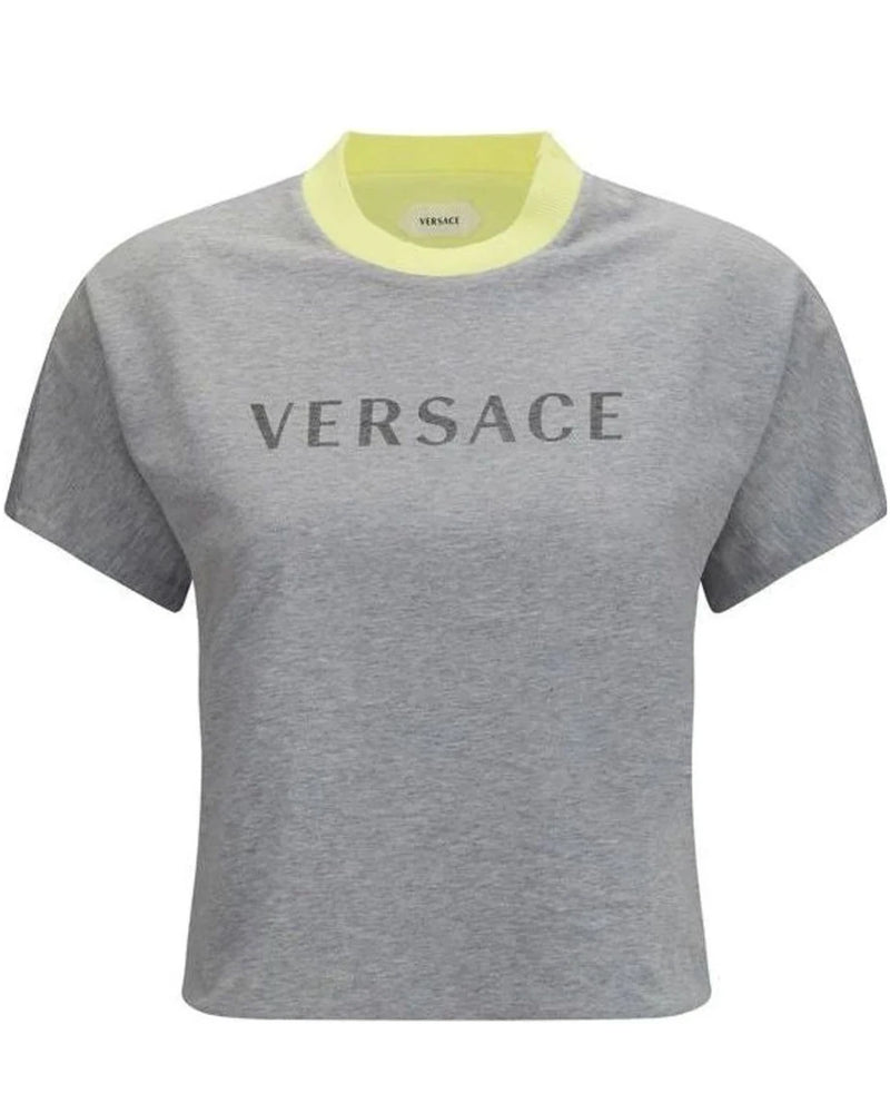 Versace T-Shirt in gray, Cotton