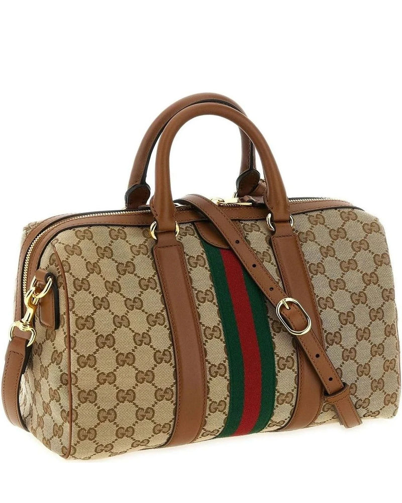 Gucci Satchel Bag in beige, Polyester — view 2