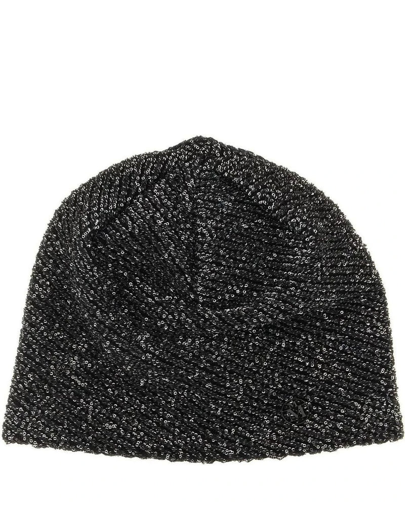 Maison Michel Beanie in black, Wool