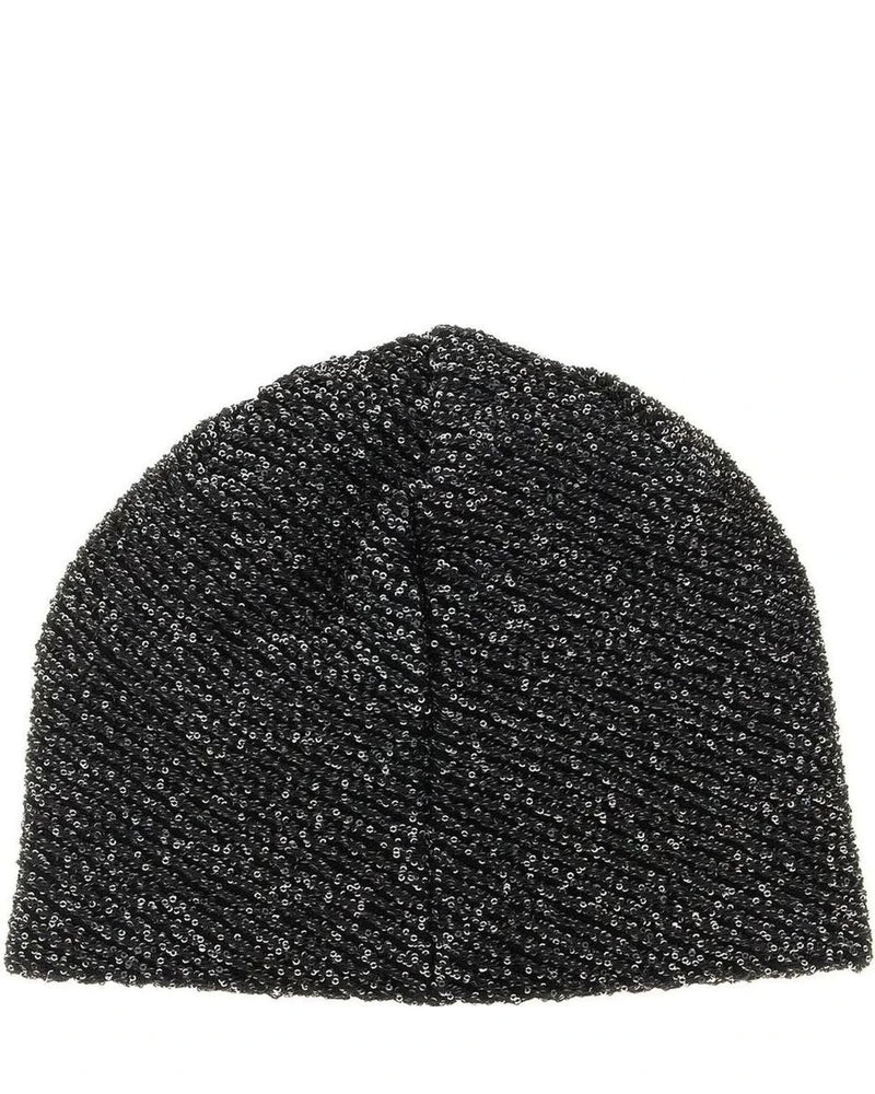 Maison Michel Beanie in black, Wool — view 2